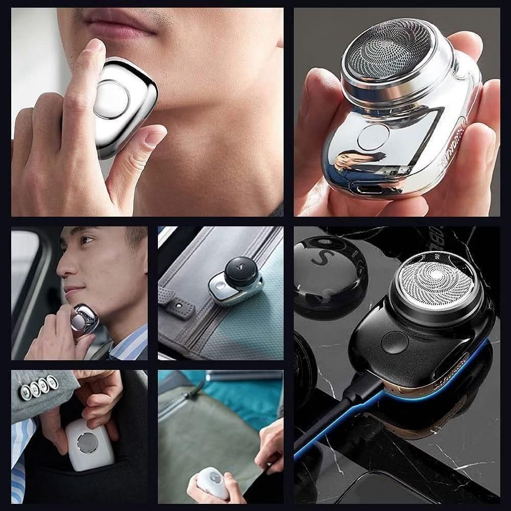 Portable Mini Electric Shaver for Men – USB Rechargeable